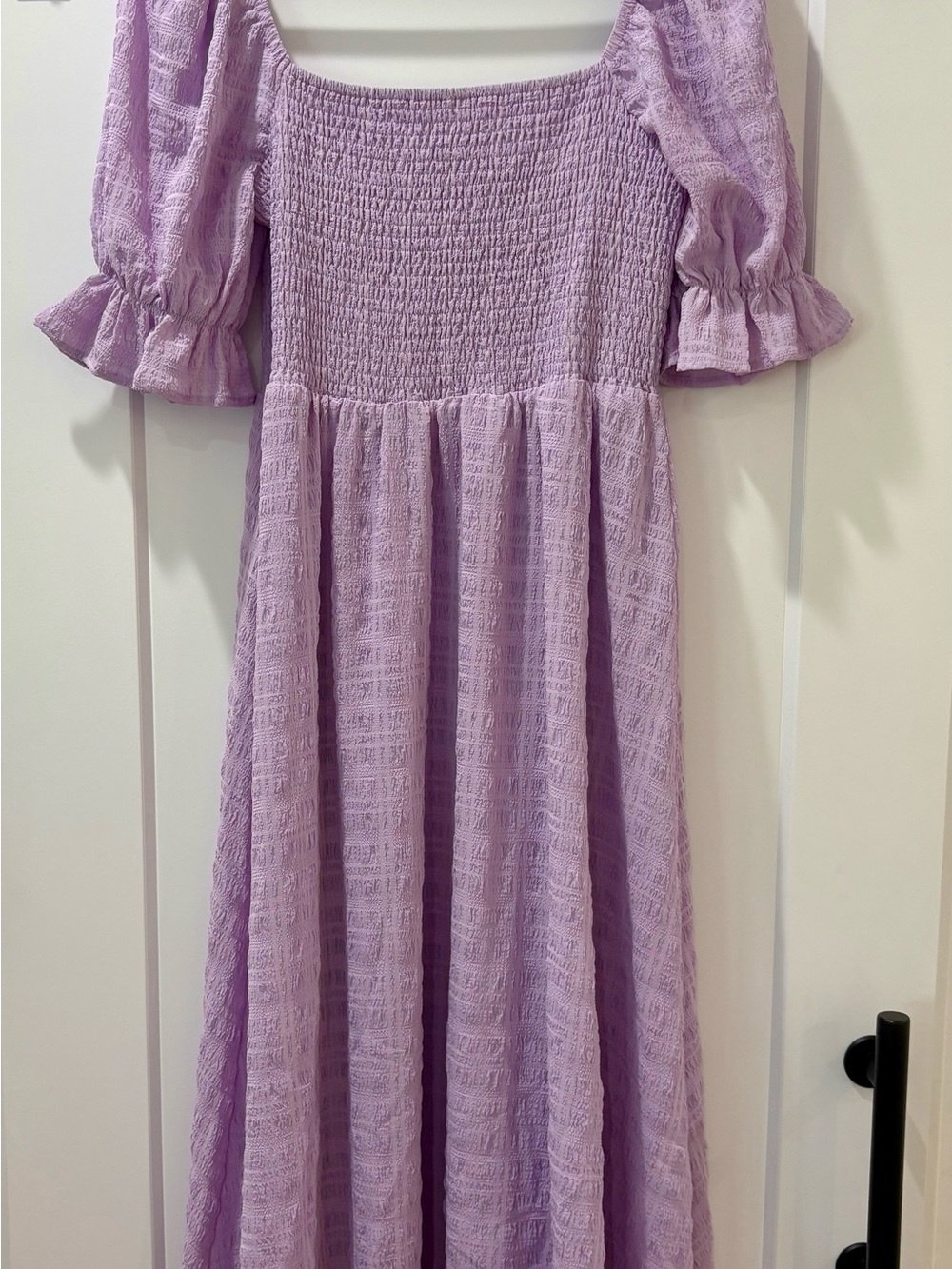 Altar'd State Lilac Smocked Midi Dress - Picture 2 of 2